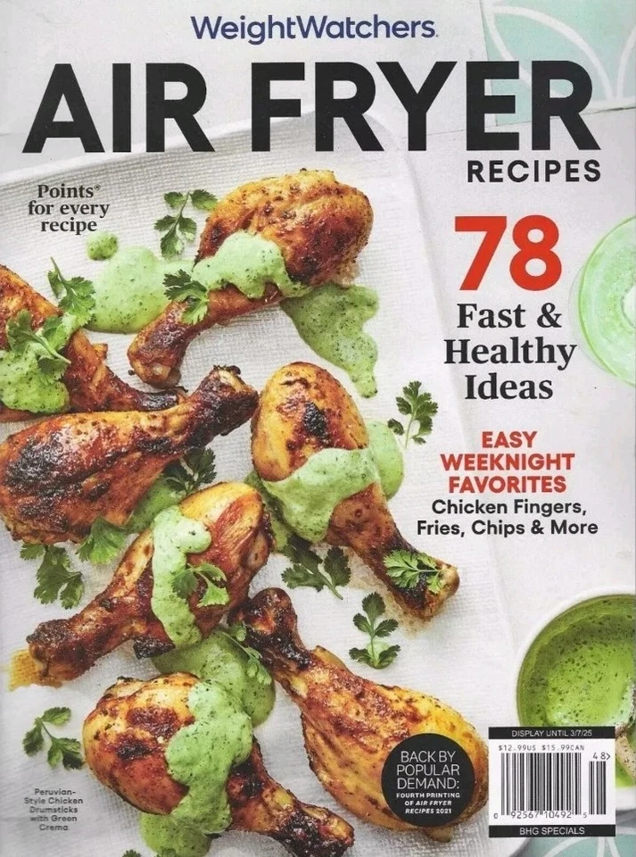 Air Fryer Recipes- Weight Watchers Magazine- BRAND NEW Foto 1 de 1