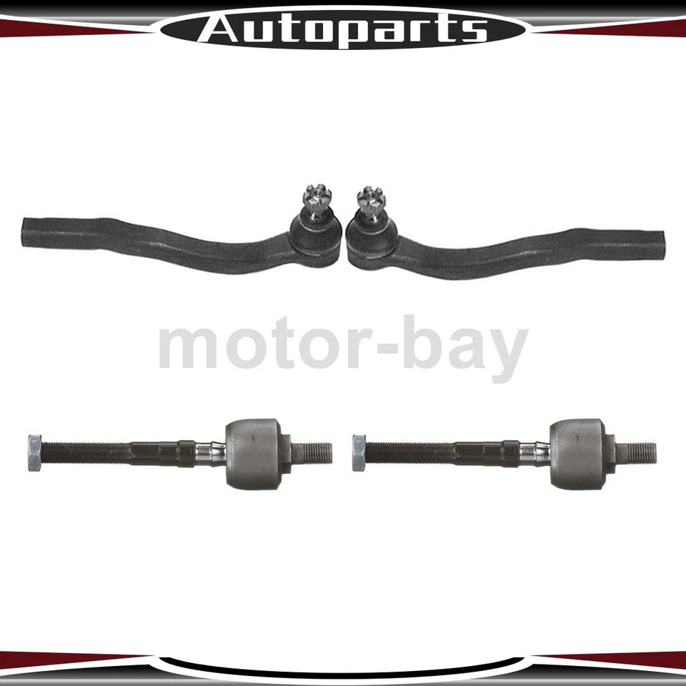 Extremo de varilla de amarre interior exterior 4 piezas para 1986 1987 1988 1989 1990 Acura Legend Foto 1 de 4