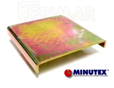 STAFFA ALZAPILASTRI Base mm.99x99 PER TRAVI IN LEGNO da mm100x100 ALZA PILASTRI  - Immagine 1 di 2