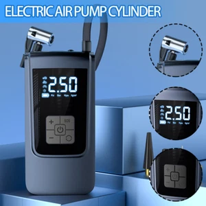 New Car Tire Inflator Cordless Digital USB Rechargeable Tyre Air Compressor Pump - Picture 1 of 18