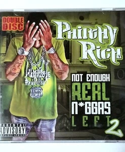 PHILTHY RICH 2 CD NOT ENOUGH REAL II PRIVATE HIPHOP G FUNK BAY AREA lp 12" - Picture 1 of 16