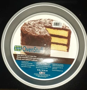 OvenStuff Antihaft Runde Kuchenpfanne, 9 Zoll Durchmesser (2er-Pack) - Bild 1 von 1