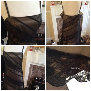Kalico Strappy Semi Flared Lace Dress Size 18 - Picture 1 of 9