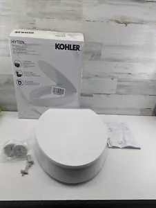 Asiento de inodoro alargado KOHLER Hyten elevado cierre silencioso - blanco 25875-0 - Imagen 1 de 7