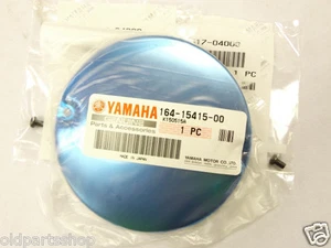 Yamaha YCS1 CS3 YAS1 YAS2 AS2C Magneto Cover Cap with Screws NOS 164-15415-00 - Foto 1 di 10