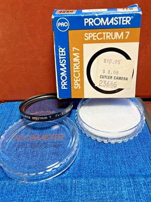 Vintage 49mm PROMASTER Spectrum7 FL-D Daylight Balance Lens Filter FLD Japan FLD - Image 1 of 4