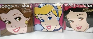 Disney's Songs & Story 3 CD Lot, Cinderella, Snow White, Beauty & The Beast, NEW - Picture 1 of 8