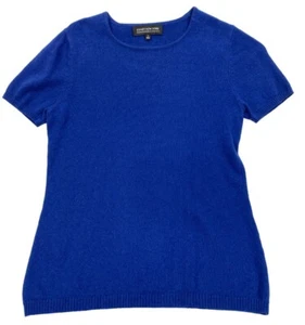 Jones New York Blue Short Sleeve Cashmere Sweater Women's Small S - Picture 1 of 5