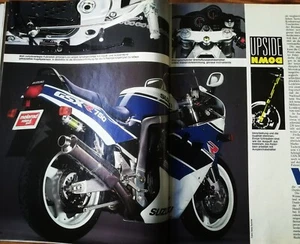 Motorrad Test 1990 GSXR 750 BMW K 100 RS Kenny Roberts Ausgabe 7/90 GSX-R Retro - Bild 1 von 5