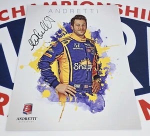 MARCO ANDRETTI SIGNED INDY SNAPPLE HERO CARD ANDRETTI AUTOSPORT - Picture 1 of 2