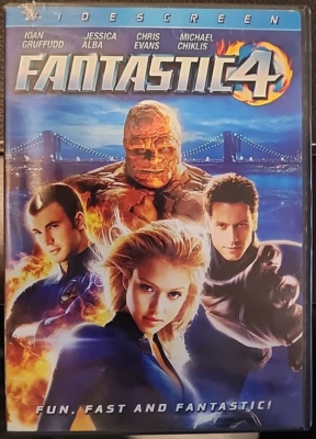 Fantastic Four Widescreen Edition (DVD 2005) (VG) (Complete w/o Case) Foto 1 de 2