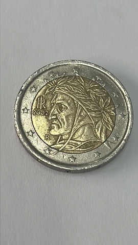 2 EUR Italy  Coin 2002 Very RARE - COLLECTOR Cover