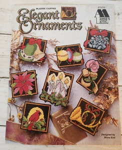 1997 Annie's Attic Plastic Canvas Elegant Ornaments #870233 - Picture 1 of 3