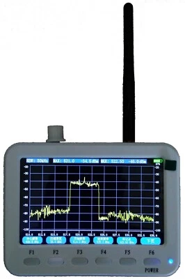 5inch LCD XT-239 2300-2900MHz 2.4G Portable RF Spectrum Analyzer W/ Battery - Image 1 of 4