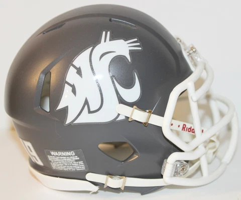 2019 Washington State Cougars Custom Riddell Mini Helmet vs Oregon Cover
