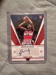 2021 Panini Chronicles #HHR-IST Isaiah Todd Hometown Heroes Rookie Auto Red