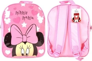 Disney Minnie Mouse Minnie Mania Junior Backpack Rucksack Scool Nursery Bag New - Picture 1 of 2