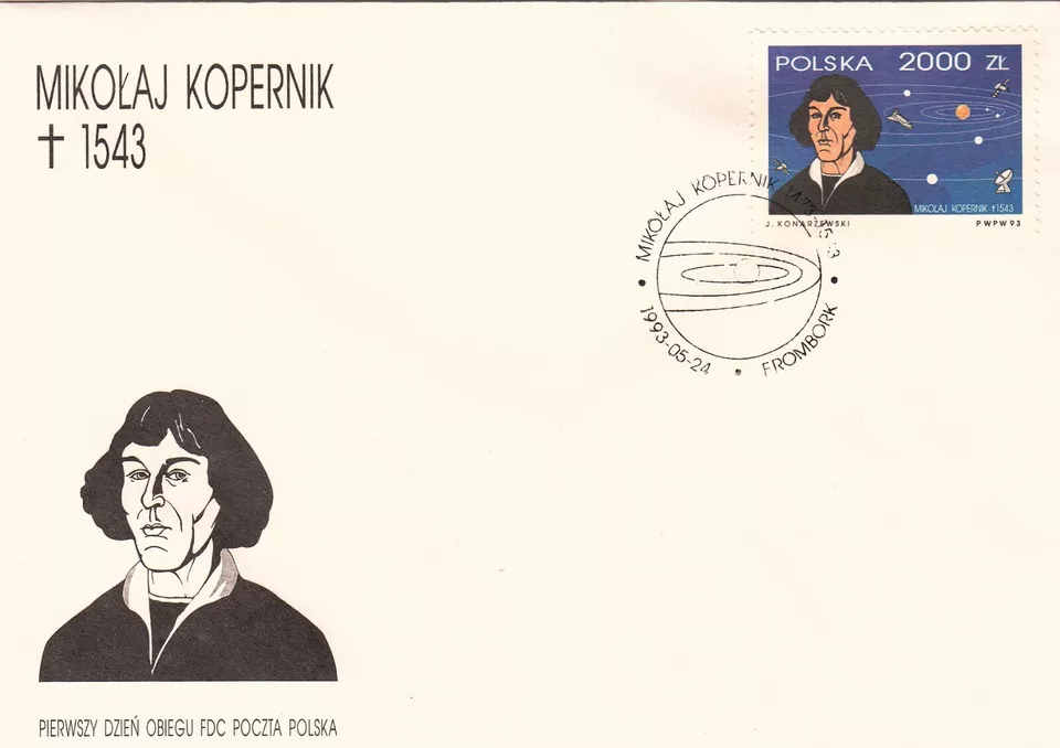Poland FDC 1993 Nicolaus Copernicus - Image 1 of 1