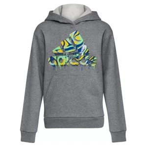 Adidas Boys Warpy Paint Hoodie Size 5 NWT - Picture 1 of 2