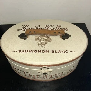 LBC A7 ANCIENNE BOITE COFFRET PORTE BOUTEILLE LANGFORD CELLARS THÉÂTRE SAUVIGNON - Picture 1 of 8