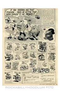 Ed Big Daddy 11x17 Poster Print Robert Williams Roth Studios Ad Weirdo Rat Fink - Picture 1 of 1