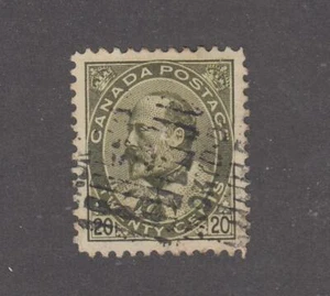 CANADA # 94i VF-LIGHT USED KEV11 20cts CAT VALUE $125 - Picture 1 of 1