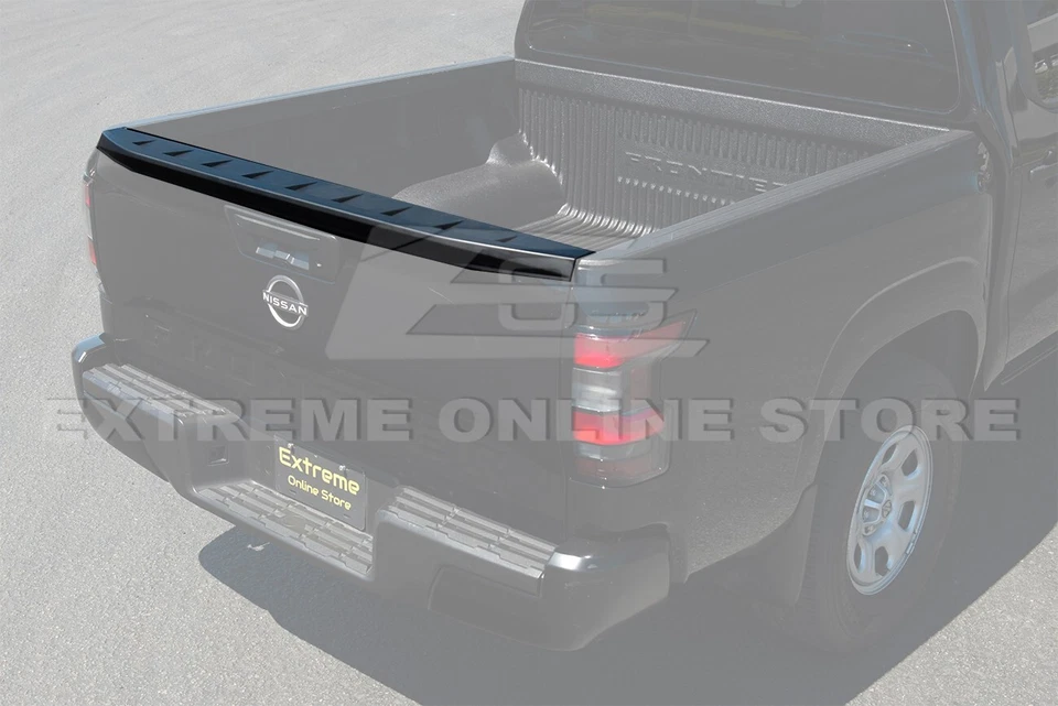 For 22-Up Nissan Frontier EOS Performance Matte Black Rear Tailgate Lip Spoiler - Image 1 of 4