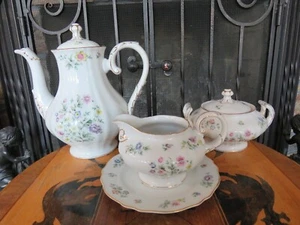 Vintage Krautheim K&A Franconia Selb Bavaria Millefleurs Coffee Tea Set (6 pc) - Picture 1 of 24