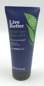 Live Better CVS Health After-sun Aloe Vera Moisturizing Gel 6 Fl Oz Ea. - Picture 1 of 3