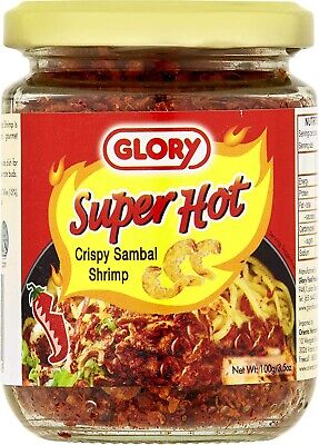 2x Glory Crispy Sambal Shrimp, 100 G • 17.29$