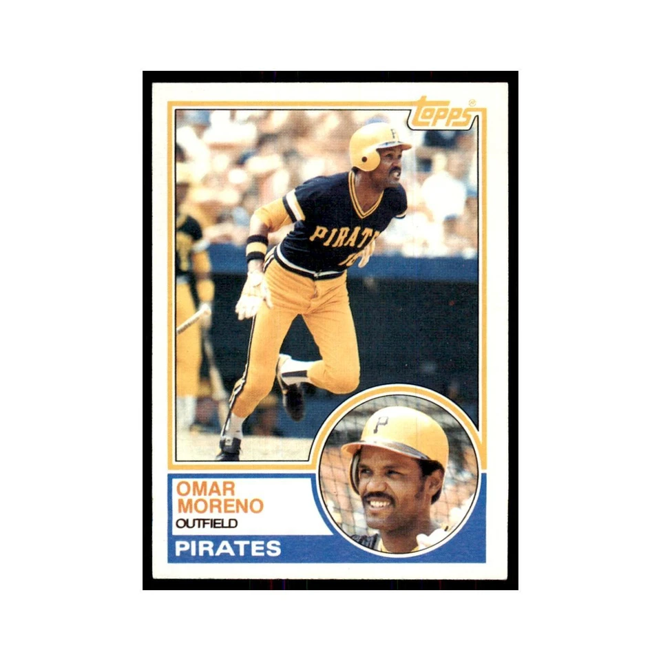 1983 Topps Omar Moreno Baseball Cards #485 - Image 1 of 3