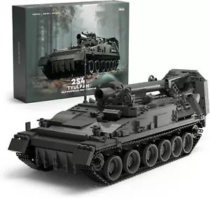 Detailed Self-Propelled 2S4 Tank Model – 1,438 PCS for Home or Office Decor - Picture 1 of 8