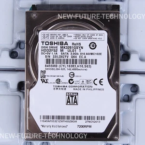 For Toshiba MK3261GSYN 320 GB HDD 2.5" 16 MB 7200 RPM SATA Hard Disk Drive - Picture 1 of 2