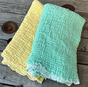 Muslin Fabric By 2 Meters - Organic Muslin Fabric - Baby Cotton Muslin - 4 Layer - Picture 1 of 13