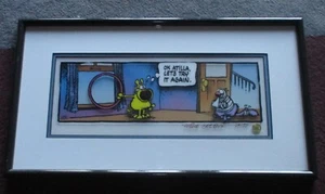 Mike Peters "TRY IT AGAIN" Grimmy, Hand-painted Cel, LE #24/50, Signed 1992 - Picture 1 of 4
