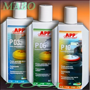 POLIERPASTE GROB MITTEL FEIN AUTO LACK POLITUR 1,5Lt APP 081301 081310 081316 - Bild 1 von 1