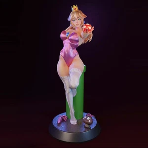 Princess Toadstool 3D Print Figure 1/8 1/6 1/4 Model Kit Unpainted Unassembled G - Picture 1 of 6