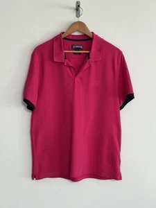 Vilebrequin Kurzarm Poloshirt Shocking Pink & Navy Blau XL/reg - Bild 1 von 11