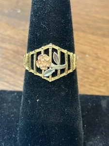 14k Tri Color Gold Ring #108871-2 MGC - Picture 1 of 4