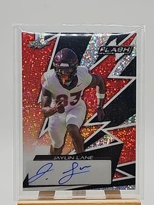 2024 Leaf Flash Orange Prizm /9 Jaylin Lane Auto #F-JL1 - Picture 1 of 2