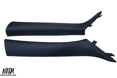 2014 - 2016 BMW F32 435I FRONT LEFT & RIGHT A-PILLAR TRIM PANEL PAIR BLACK OEM Foto 1 de 4