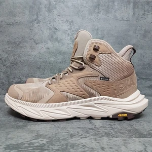 HOKA One One Anacapa 2 Mid GTX Hiking Boots Mens Size 14 D Dune Oxford Tan - Picture 1 of 5