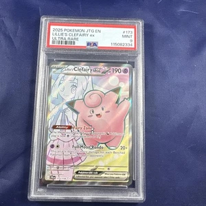 PSA 9 Lillie's Clefairy ex 173/159 Sv09: Viaggio Insieme Holo - Foto 1 di 2