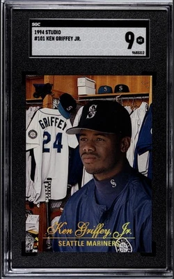 Estudio #101 1994 Ken Griffey Jr. SGC 9 como nuevo certificado #9685312 Foto 1 de 2