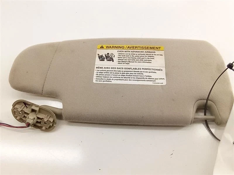 2006 FORD FUSION SUN VISOR SUN SHADE TAN CLOTH OEM USED TESTED  - Image 1 of 4