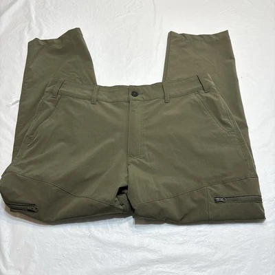 Magellan Outdoors Hiking Fishing Green Pants Lightweight Flat Front Men's 35x29 - Image 1 of 4