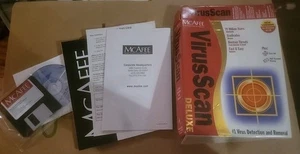 MCAFEE Virus Scan Anti-Virus Scan Software Windows 95 98 ME 2000 NT NIB Sealed - Picture 1 of 1
