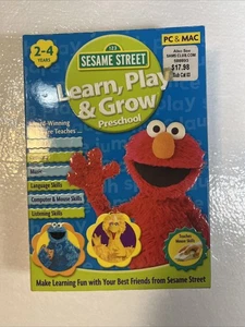 Sesame Street Learn, Play & Grow PC/MAC Video Game - Picture 1 of 2