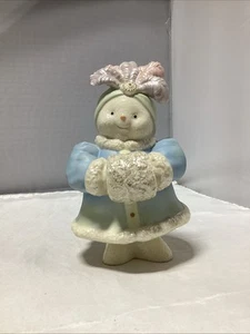 Lenox Classics SNOWY ELEGANCE Mädchen Schneemann Figur 7,5 Zoll - Bild 1 von 4