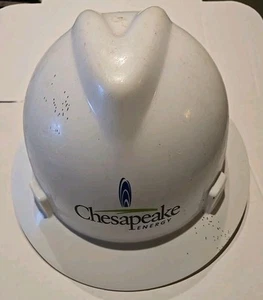 🔨 Chesapeake Energy White Hard Hat MSA V-Gard Class E Type 1 MEDIUM - Picture 1 of 5